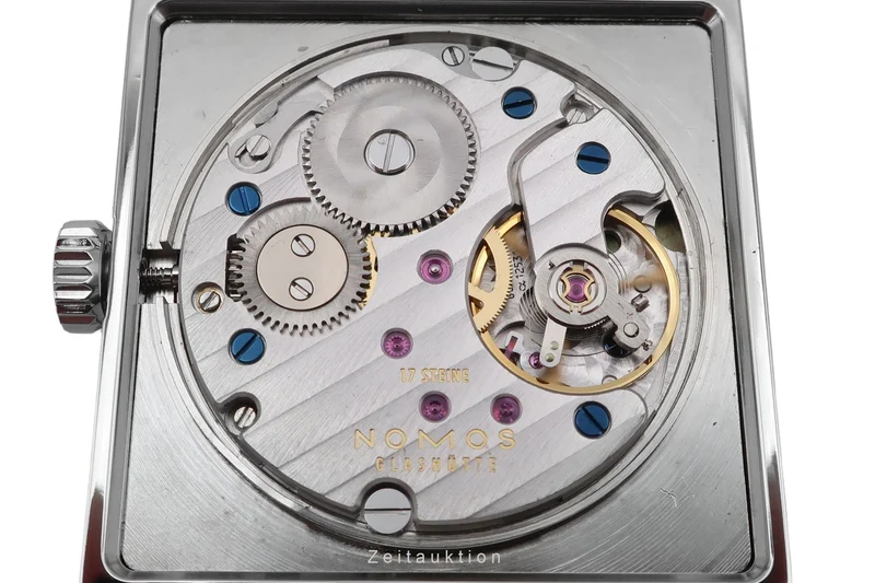 Nomos Tetra steel manual winding men's watch 408 [2601807]
