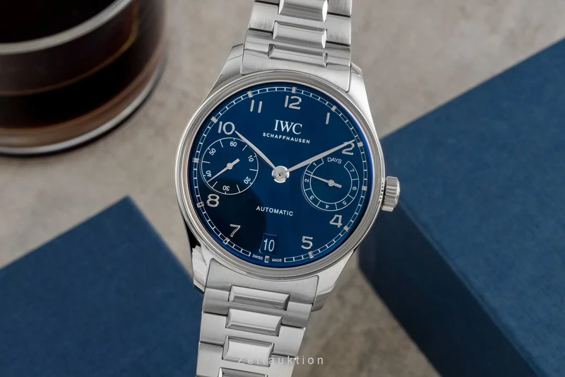 IWC Portugieser steel automatic men's watch IW501704 LP: 15000EUR [2601829]