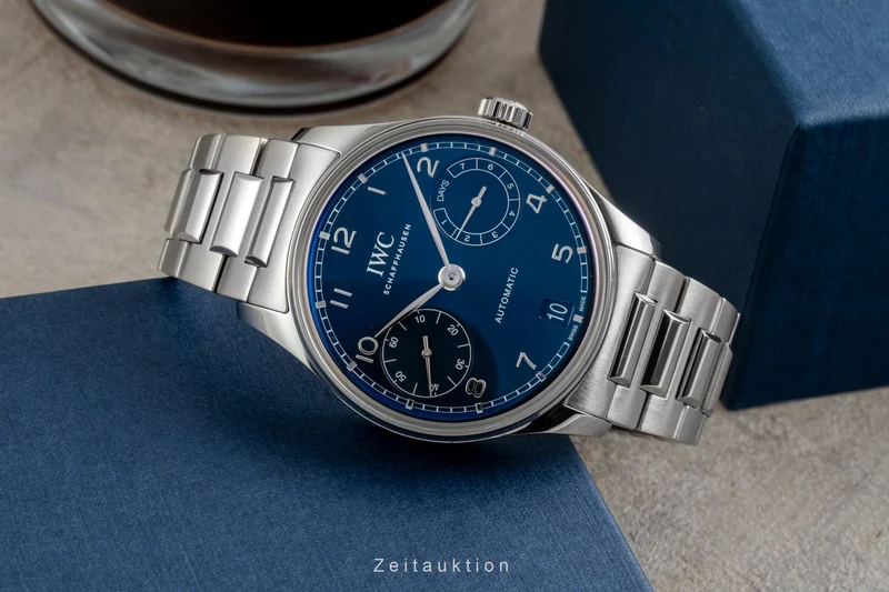 IWC Portugieser steel automatic men's watch IW501704 LP: 15000EUR [2601829]