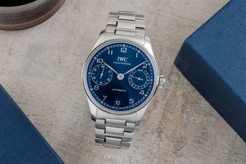 IWC Portugieser steel automatic men's watch IW501704 LP: 15000EUR [2601829]