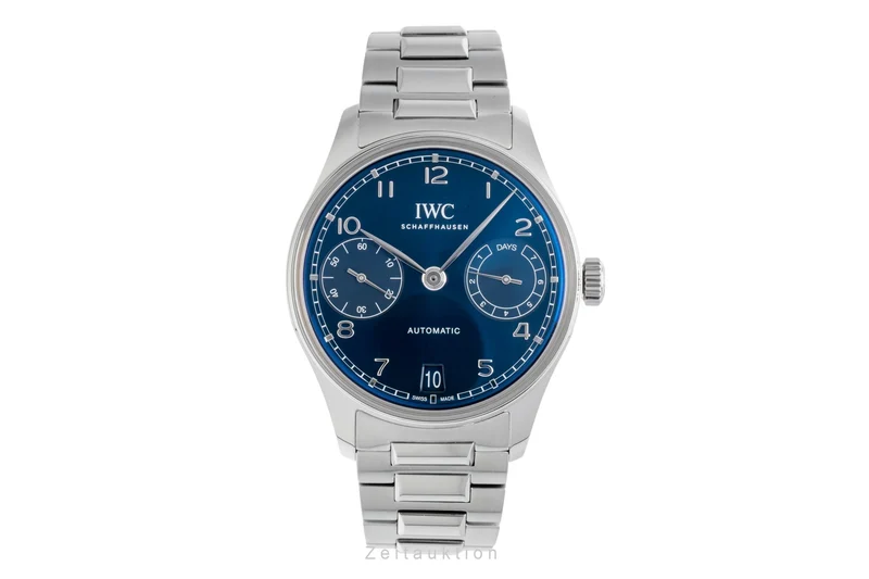 IWC Portugieser steel automatic men's watch IW501704 LP: 15000EUR [2601829]