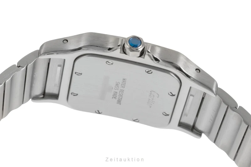 Cartier Santos steel quartz men's watch W20025D6 [2601550]