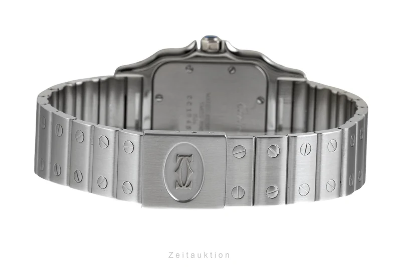 Cartier Santos steel quartz men's watch W20025D6 [2601550]