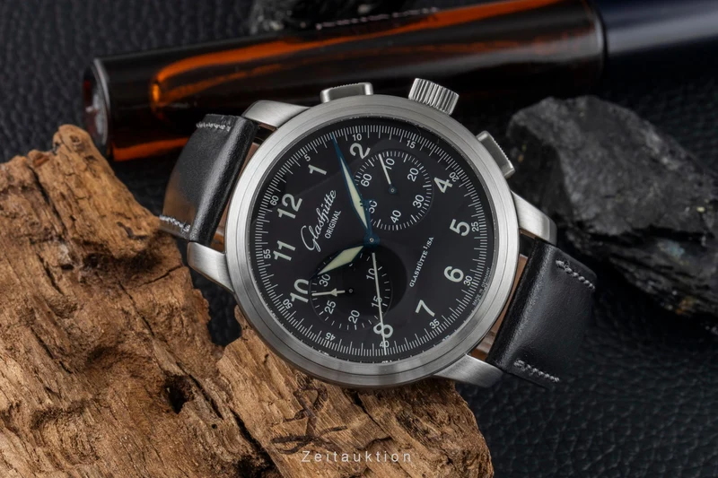 Glashütte Navigator chronograph steel automatic men's watch 1-39-34-17-17-04 [2601526]