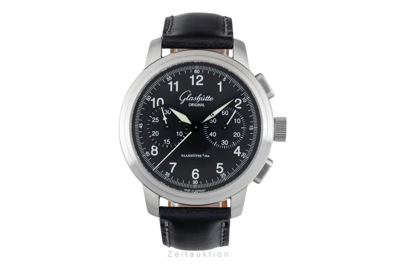 Glashütte Navigator chronograph steel automatic men's watch 1-39-34-17-17-04 [2601526]