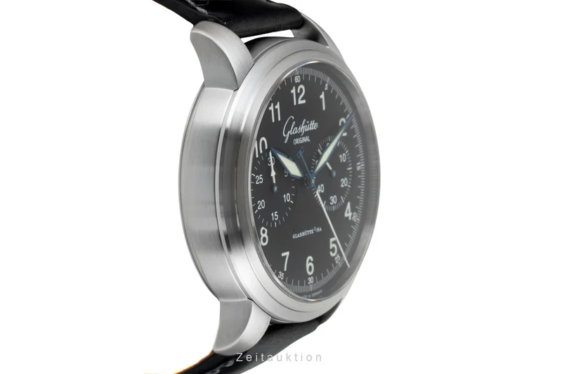 Glashütte Navigator chronograph steel automatic men's watch 1-39-34-17-17-04 [2601526]