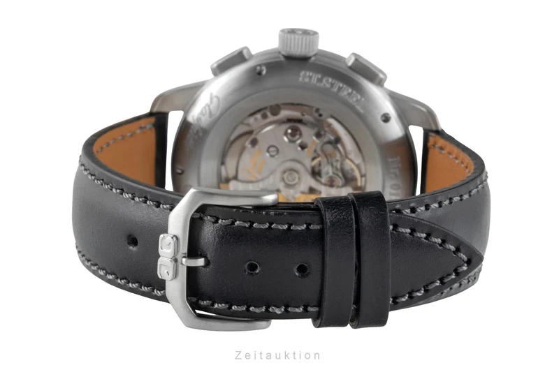 Glashütte Navigator chronograph steel automatic men's watch 1-39-34-17-17-04 [2601526]
