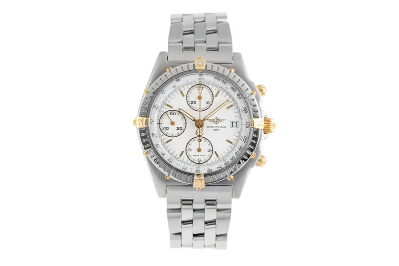 Breitling Chronomat chronograph steel / gold automatic men's watch B13050.1 [2601522]