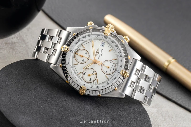 Breitling Chronomat chronograph steel / gold automatic men's watch B13050.1 [2601522]