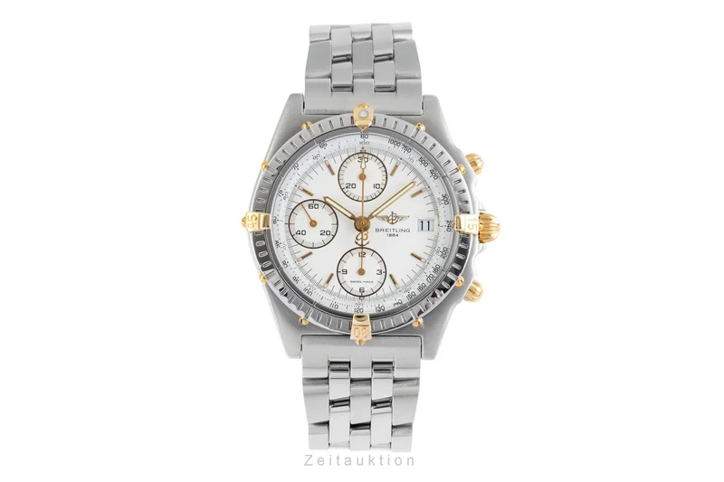 Breitling Chronomat chronograph steel / gold automatic men's watch B13050.1 [2601522]
