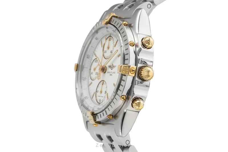 Breitling Chronomat chronograph steel / gold automatic men's watch B13050.1 [2601522]