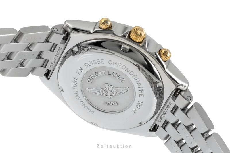 Breitling Chronomat chronograph steel / gold automatic men's watch B13050.1 [2601522]