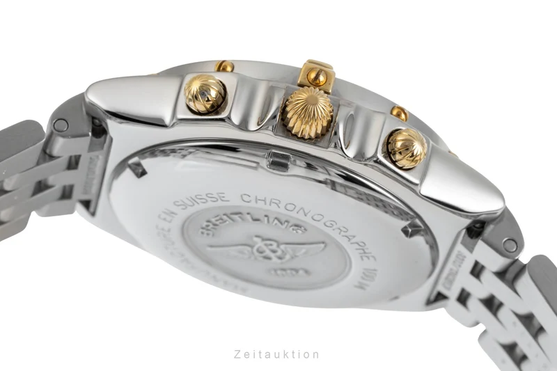 Breitling Chronomat chronograph steel / gold automatic men's watch B13050.1 [2601522]