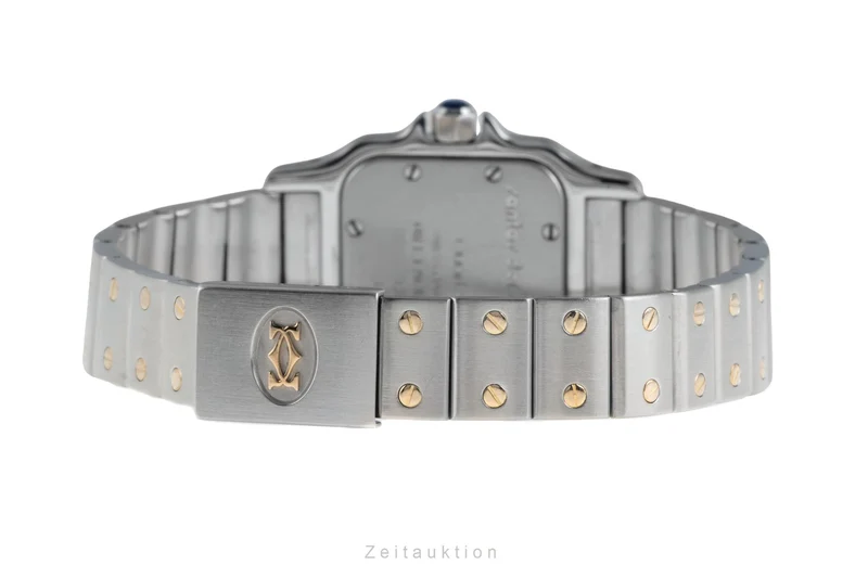 Cartier Santos steel / gold quartz women's watch W20012C4 [2600842]