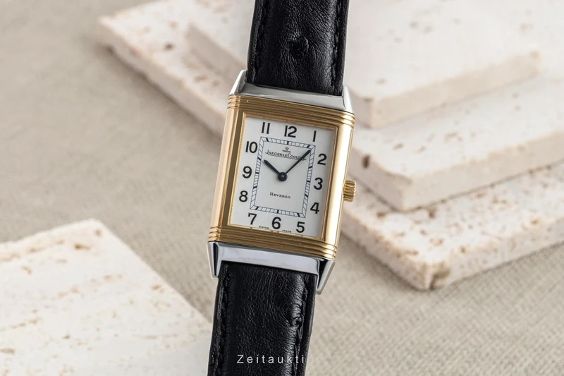 Jaeger LeCoultre Reverso steel / gold manual winding women's watch Q250541F [2601474]