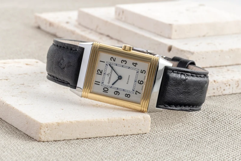 Jaeger LeCoultre Reverso steel / gold manual winding women's watch Q250541F [2601474]