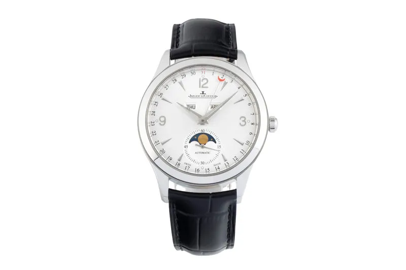 Jaeger LeCoultre Master Calendar steel automatic men's watch Q1558420, 176.8.12.S [2601777]