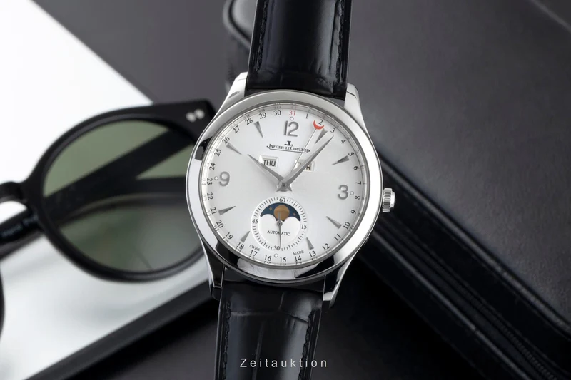 Jaeger LeCoultre Master Calendar steel automatic men's watch Q1558420, 176.8.12.S [2601777]