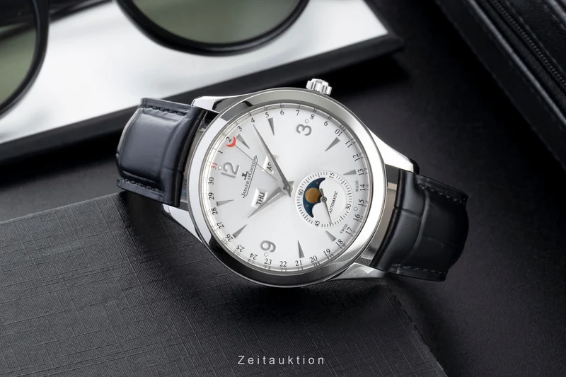 Jaeger LeCoultre Master Calendar steel automatic men's watch Q1558420, 176.8.12.S [2601777]