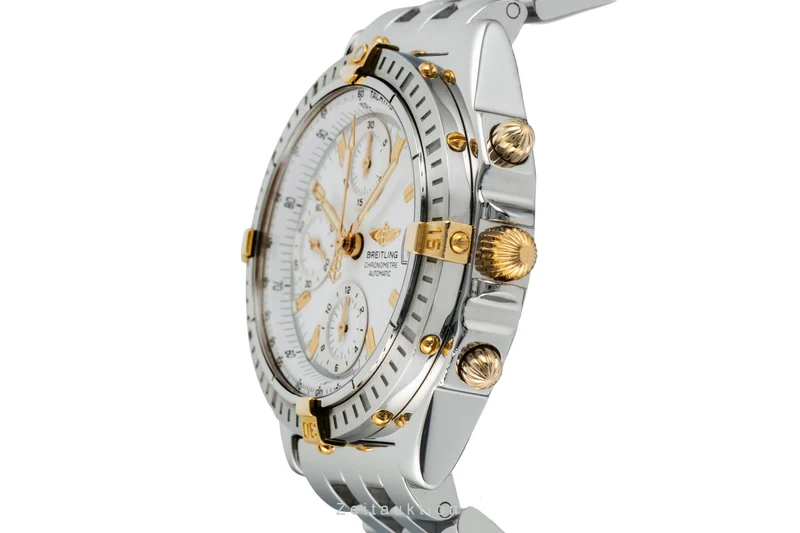 Breitling Chronomat chronograph steel / gold automatic men's watch B13352 [2601758]