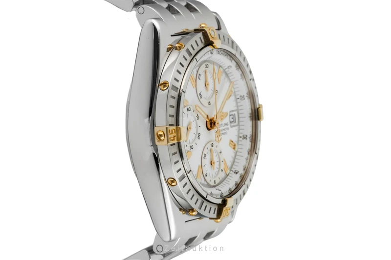 Breitling Chronomat chronograph steel / gold automatic men's watch B13352 [2601758]