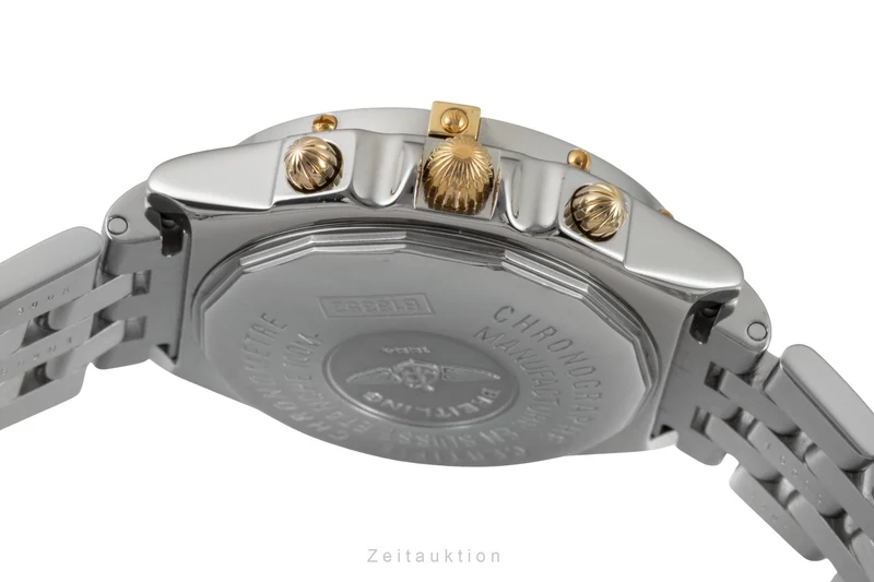 Breitling Chronomat chronograph steel / gold automatic men's watch B13352 [2601758]