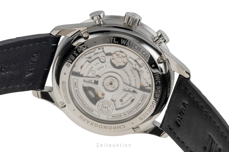IWC Portugieser chronograph steel automatic men's watch IW371606 LP: 9100EUR [2601752]