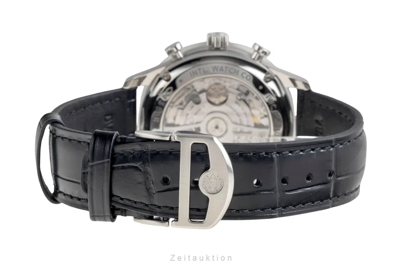 IWC Portugieser chronograph steel automatic men's watch IW371606 LP: 9100EUR [2601752]