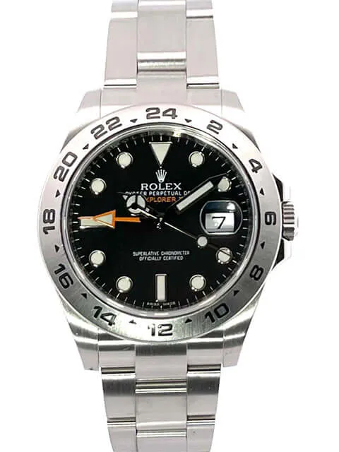 Rolex Explorer II 42 Edelstahl 216570 Schwarz