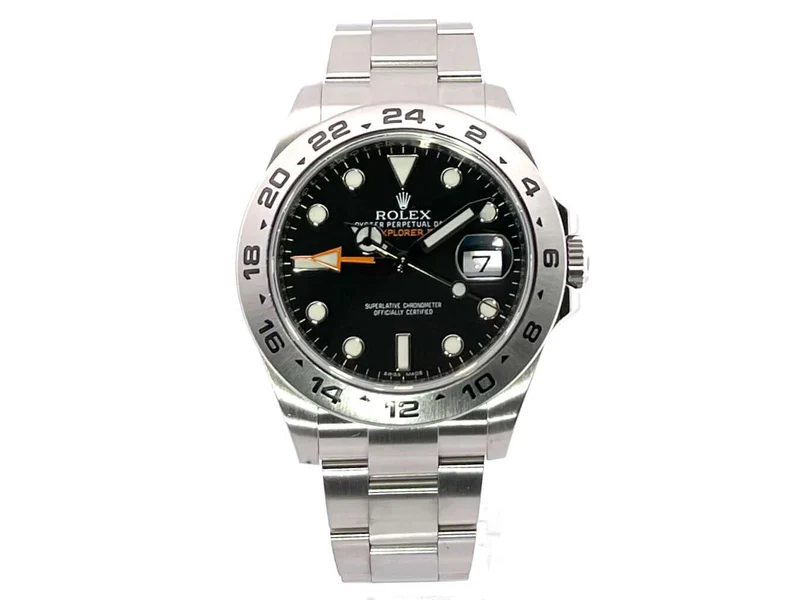 Rolex Explorer II 42 Edelstahl 216570 Schwarz