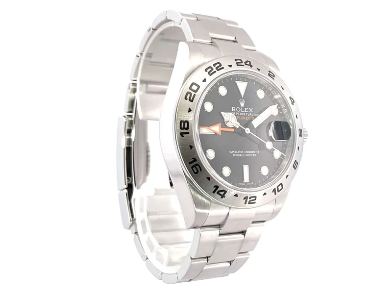 Rolex Explorer II 42 Edelstahl 216570 Schwarz