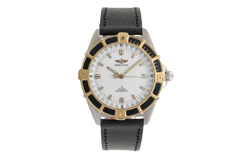 Breitling J-Class steel / gold automatic men's watch 80250 [2601281]