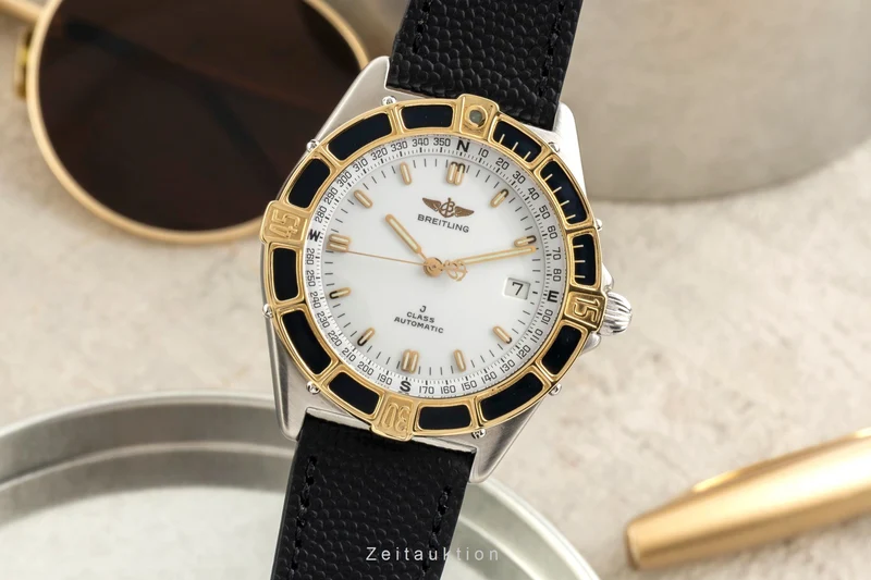 Breitling J-Class steel / gold automatic men's watch 80250 [2601281]