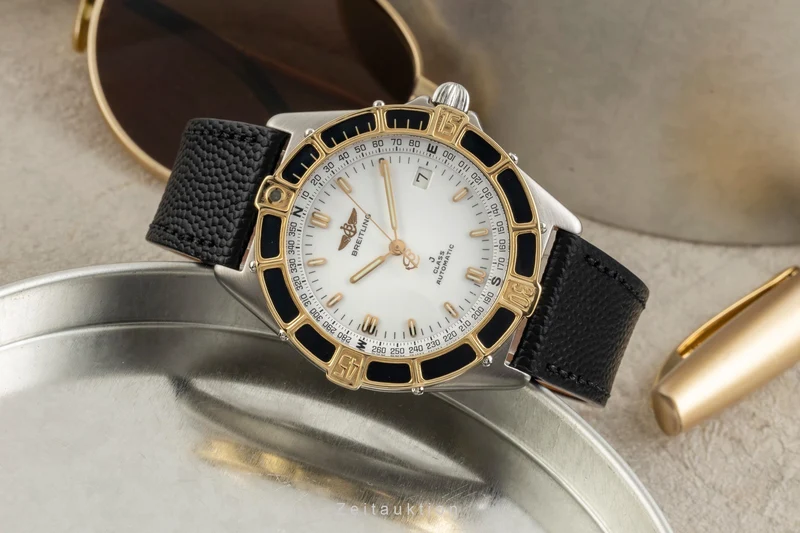 Breitling J-Class steel / gold automatic men's watch 80250 [2601281]