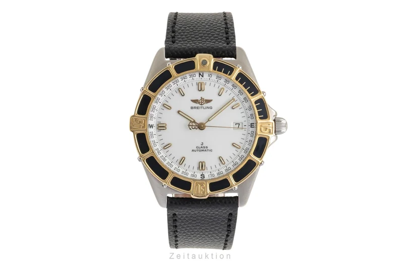 Breitling J-Class steel / gold automatic men's watch 80250 [2601281]