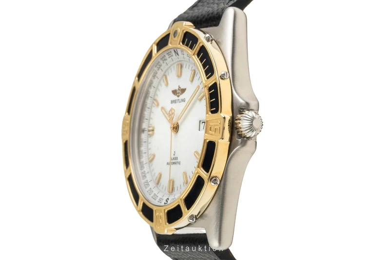 Breitling J-Class steel / gold automatic men's watch 80250 [2601281]