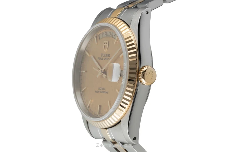 Tudor Date-Day steel / gold automatic men's watch 76213 [2601069]