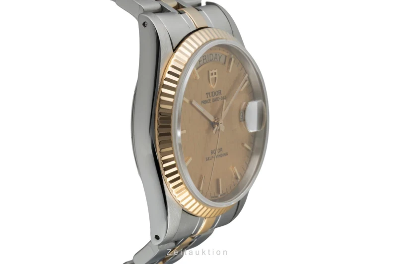 Tudor Date-Day steel / gold automatic men's watch 76213 [2601069]