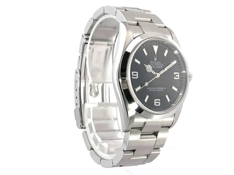 Rolex Explorer I Edelstahl 36 Ref. 114270 aus 2011 LC100