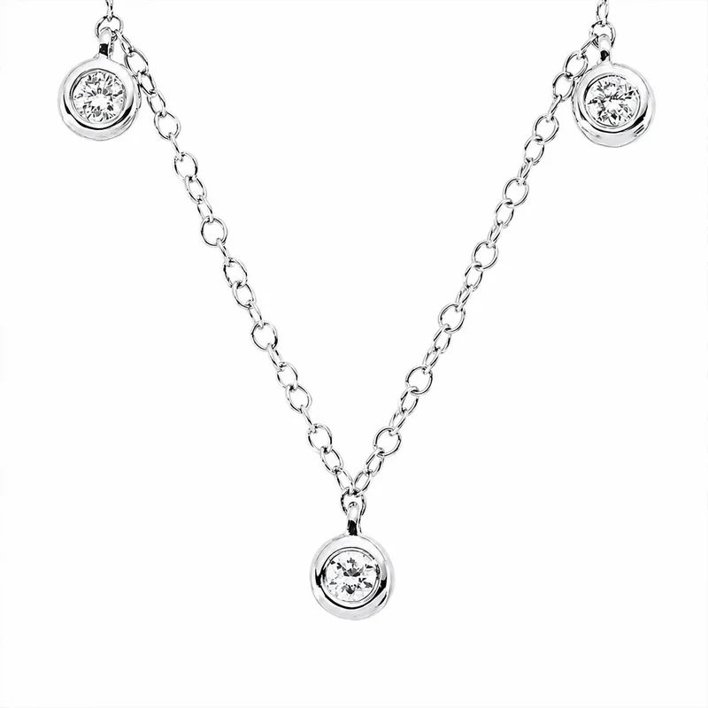 Looi & Co Necklace White Gold (18k) 4I188W8-4