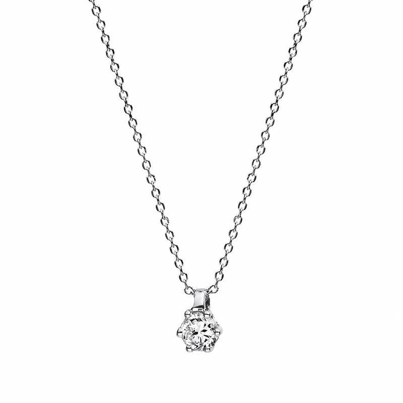 Looi & Co Necklace White Gold (18k) 4D278W8-60