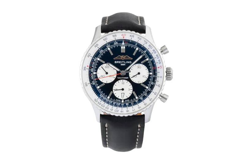 Breitling Navitimer 01 chronograph steel automatic men's watch AB0138211B1P1 LP: 9500EUR [2601694]