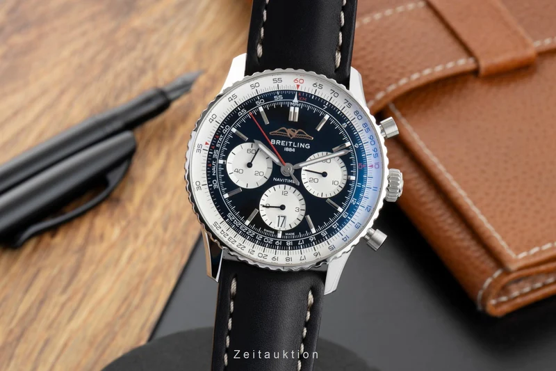 Breitling Navitimer 01 chronograph steel automatic men's watch AB0138211B1P1 LP: 9500EUR [2601694]