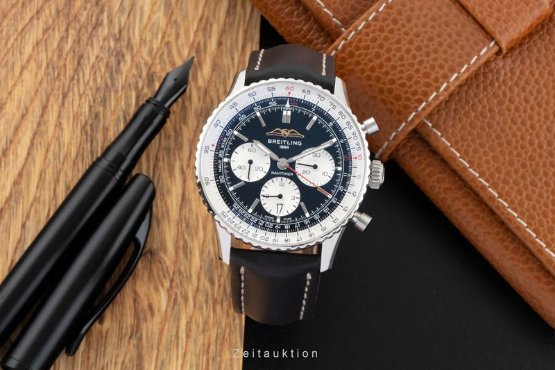 Breitling Navitimer 01 chronograph steel automatic men's watch AB0138211B1P1 LP: 9500EUR [2601694]
