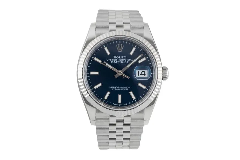 Rolex Datejust steel / white gold automatic men's watch 126234 [2601841]