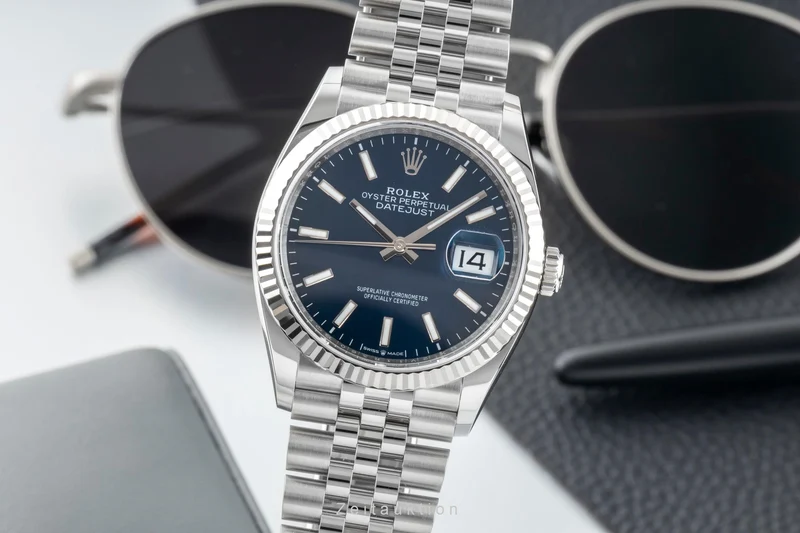 Rolex Datejust steel / white gold automatic men's watch 126234 [2601841]