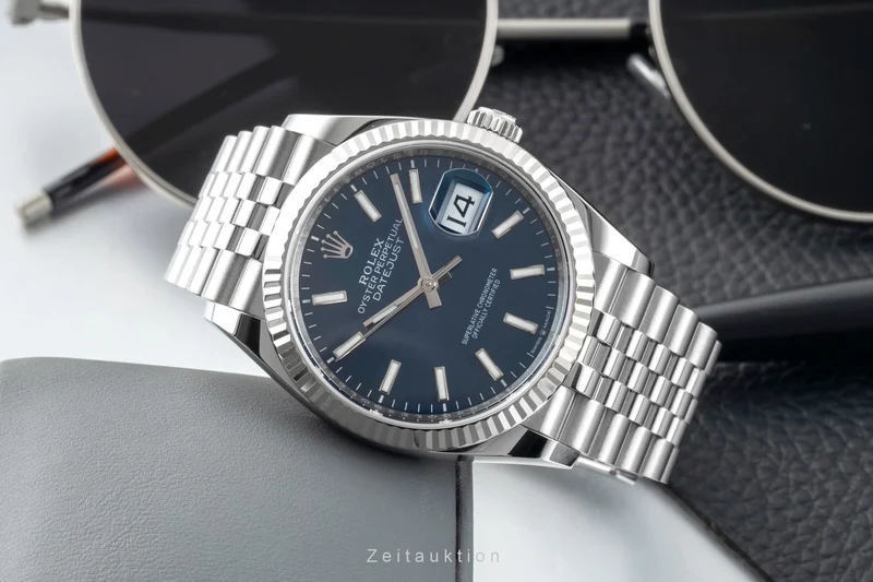 Rolex Datejust steel / white gold automatic men's watch 126234 [2601841]