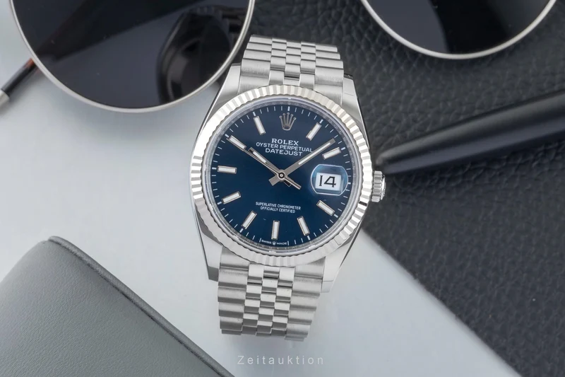 Rolex Datejust steel / white gold automatic men's watch 126234 [2601841]
