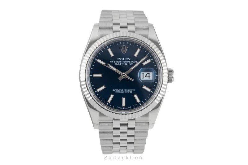 Rolex Datejust steel / white gold automatic men's watch 126234 [2601841]