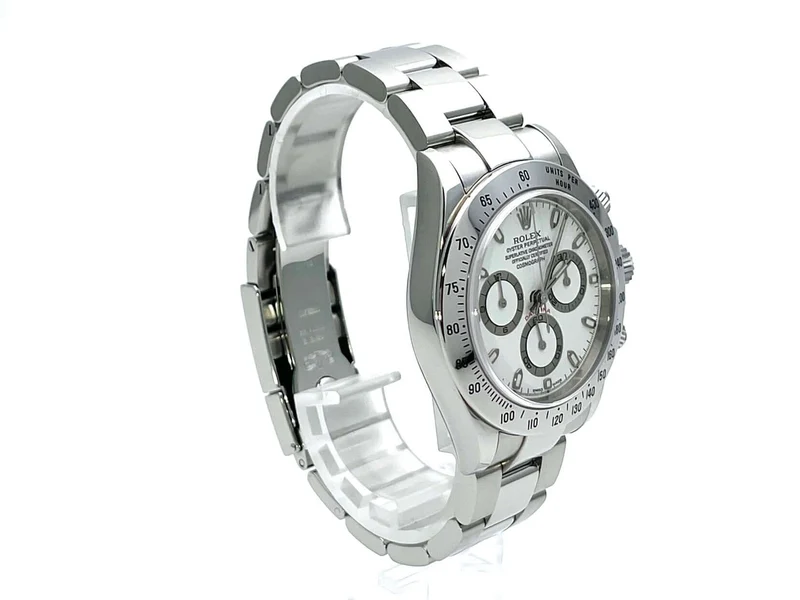 Rolex Daytona Edelstahl 116520 Weiß aus 2002 K-Serie